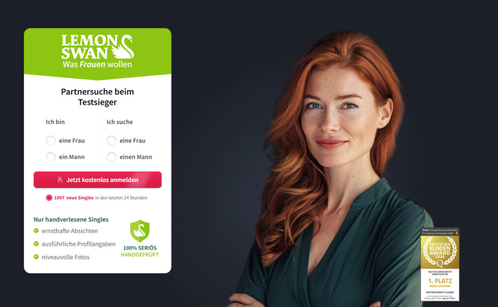 Profilansicht bei LemonSwan – seriöse Dating-Seite mit Matching
